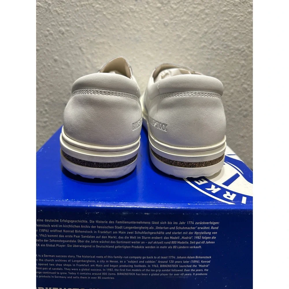 Birkenstock Oswego Natural Leather White EU 40 US L9 M7 Womens Mens